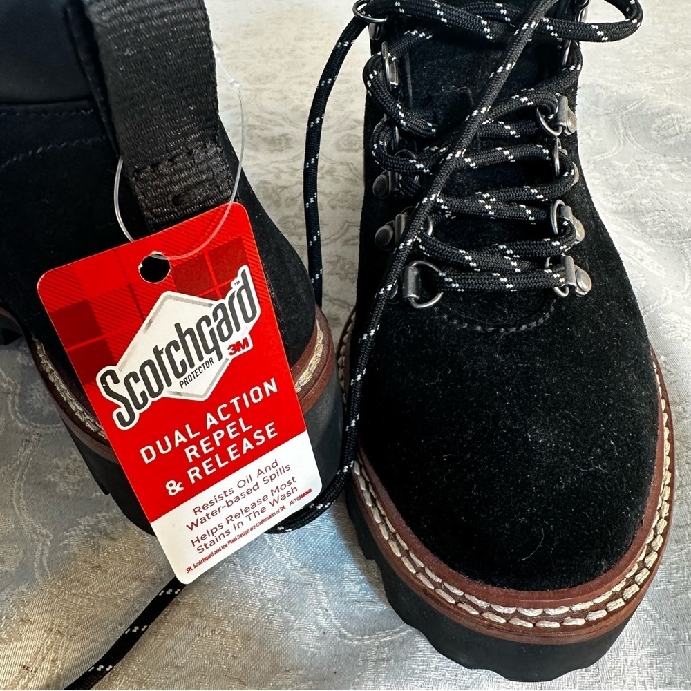 Madewell The Citywalk Lugsole Hiker Boot in Black Leather Size 7 NWT - Picture 6 of 11